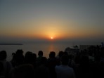 Sonnenuntergang in der Stadt Oia - Insel Santorini foto 3