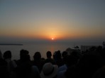 Sonnenuntergang in der Stadt Oia - Insel Santorini foto 4